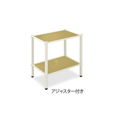 高田ベッド製作所 LSワゴン(アジャスター付き) 幅50×奥行36×高さ65cm アイボリー TB-1010-02 1台（直送品）