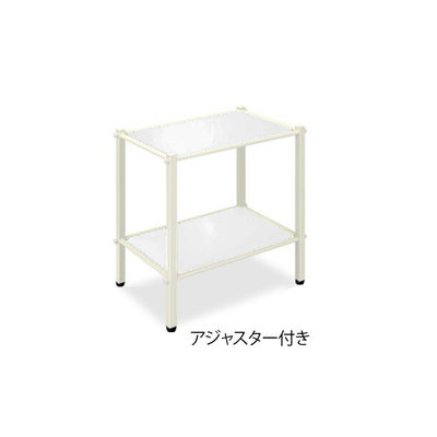 高田ベッド製作所 LSワゴン(アジャスター付き) 幅50×奥行36×高さ65cm 白 TB-1010-02 1台 62-8623-97（直送品）