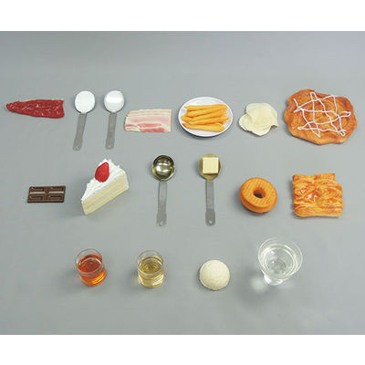 イワイサンプル フードモデル カロリーの高い食品 39 1セット 62-8602-13（直送品）