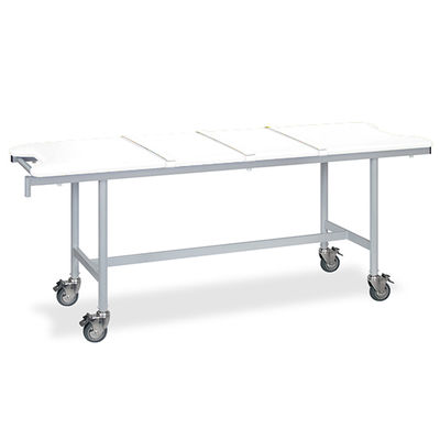 高田ベッド製作所 アルミストレッチャー100(ベルト付き) 幅65×長さ180×高さ85cm 白 TB-1351 1個 62-5029-47（直送品）