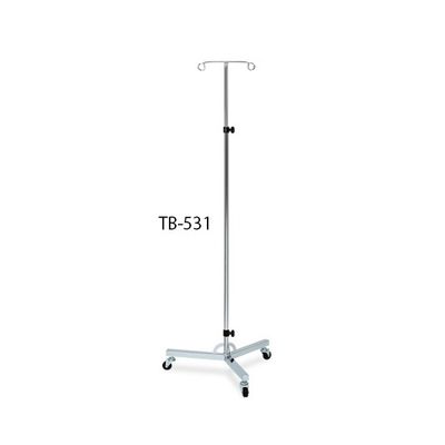 高田ベッド製作所 ガードルキャスター ベース/直径52×高さ115~195cm TB-531 1台 62-8622-74（直送品）