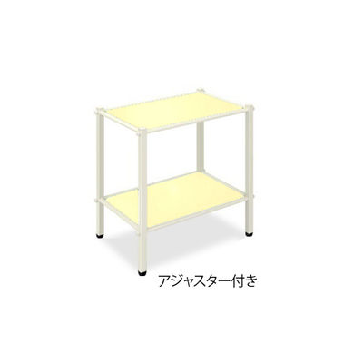 高田ベッド製作所 LSワゴン(アジャスター付き) 幅60×奥行36×高さ65cm クリーム TB-1010-02 1台 62-8624-82（直送品）