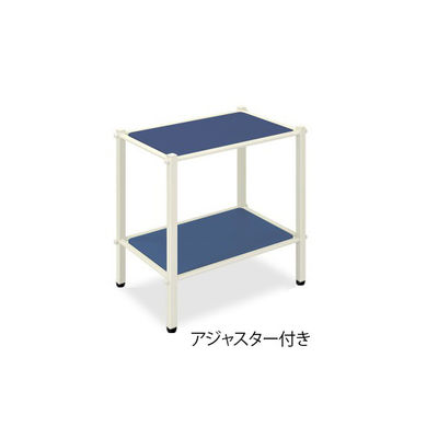 高田ベッド製作所 LSワゴン(アジャスター付き) 幅50×奥行36×高さ65cm メディブルー TB-1010-02 1台（直送品）