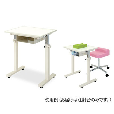 高田ベッド製作所 TK注射台(01) 幅45×長さ60×高さ70~103cm TB-836-01 1台 62-8631-53（直送品）