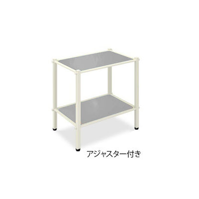高田ベッド製作所 LSワゴン(アジャスター付き) 幅55×奥行46×高さ65cm グレー TB-1010-02 1台 62-8624-60（直送品）