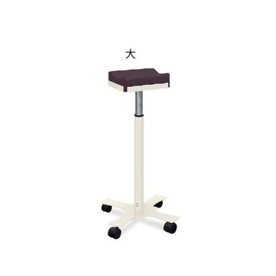 高田ベッド製作所 CX上肢台(大) 高さ66~96cm(15段階調節) 茶 TB-886-03 1台 62-8632-85（直送品）