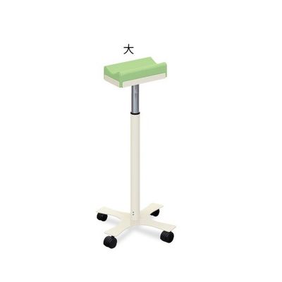 高田ベッド製作所 CX上肢台(大) 高さ66~96cm(15段階調節) ライムグリーン TB-886-03 1台 62-8632-97（直送品）