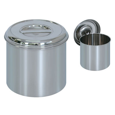 高田ベッド製作所 ステンレス汚物缶 直径18×高さ18cm TB-1250 1個 62-8622-86（直送品）