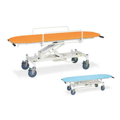 高田ベッド製作所 C型油圧ストレッチャー150 幅55×長さ180×高さ50~80cm 茶 TB-1441 1個 63-2726-24（直送品）