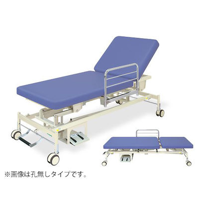 高田ベッド製作所 電動2MFカイザー 幅60×長さ190×高さ50~88cm グレー TB-864 1個 63-0385-22（直送品）