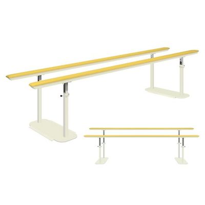 高田ベッド製作所 L型平行支持台 幅50×長さ300×高さ65~107cm 茶 TB-718 1個 63-0402-49（直送品）