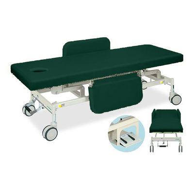 高田ベッド製作所 有孔電動Gカイザー 幅65×長さ180×高さ45~83cm メディグリーン TB-1125U 1個 63-0384-37（直送品）