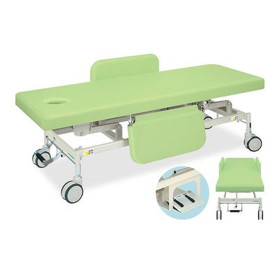 高田ベッド製作所 有孔電動Gカイザー 幅65×長さ180×高さ45~83cm ライムグリーン TB-1125U 1個 63-0384-38（直送品）