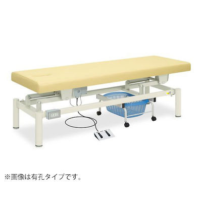 高田ベッド製作所 有孔583型電動ハイローベッド 幅65×長さ180×高さ45~83cm 茶 TB-583U 1個 63-0358-72（直送品）