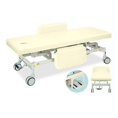 高田ベッド製作所 有孔電動Gカイザー 幅65×長さ180×高さ45~83cm クリーム TB-1125U 1個 63-0384-35（直送品）