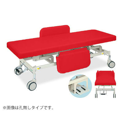 高田ベッド製作所 電動Gカイザー 幅65×長さ190×高さ45~83cm レッド TB-1125 1個 63-0383-49（直送品）