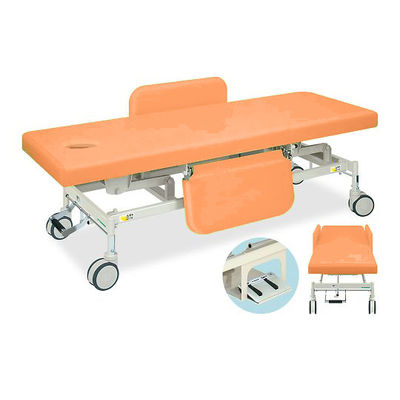 高田ベッド製作所 有孔電動Gカイザー 幅65×長さ190×高さ45~83cm オレンジ TB-1125U 1個 63-0384-50（直送品）