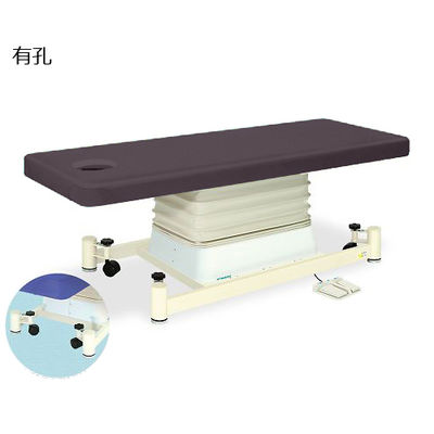 高田ベッド製作所 有孔垂直電動SCタイプ 幅60×長さ190×高さ46~79cm 茶 TB-728U 1個 63-0354-18（直送品）