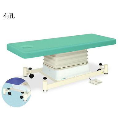 高田ベッド製作所 有孔垂直電動SCタイプ 幅60×長さ190×高さ46~79cm ライトグリーン TB-728U 1個 63-0354-19（直送品）