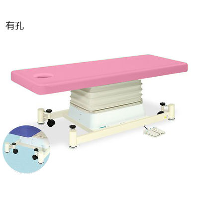 高田ベッド製作所 有孔垂直電動SCタイプ 幅60×長さ190×高さ46~79cm ピンク TB-728U 1個 63-0354-21（直送品）