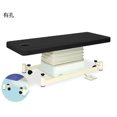 高田ベッド製作所 有孔垂直電動SCタイプ 幅65×長さ180×高さ46~79cm 黒 TB-728U 1個 63-0354-35（直送品）