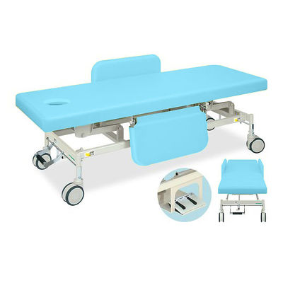 高田ベッド製作所 有孔電動Gカイザー 幅60×長さ190×高さ45~83cm スカイブルー TB-1125U 1個 63-0384-16（直送品）