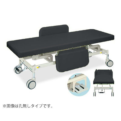 高田ベッド製作所 電動Gカイザー 幅65×長さ180×高さ45~83cm 黒 TB-1125 1個 63-0383-16（直送品）