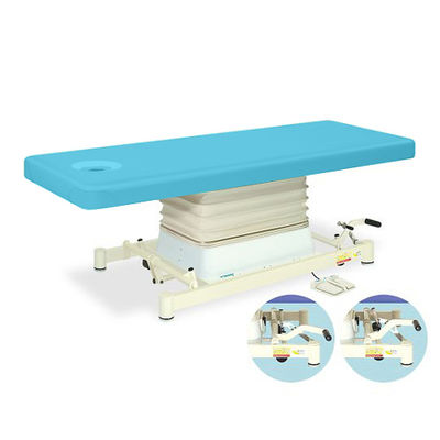 高田ベッド製作所 有孔垂直電動SPタイプ 幅60×長さ190×高さ48~81cm スカイブルー TB-730 1個 63-0356-44（直送品）