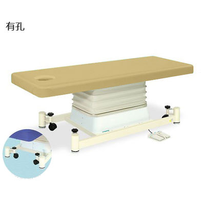 高田ベッド製作所 有孔垂直電動SCタイプ 幅65×長さ190×高さ46~79cm アイボリー TB-728U 1個 63-0354-52（直送品）