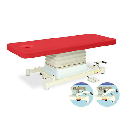 高田ベッド製作所 有孔垂直電動SPタイプ 幅60×長さ190×高さ48~81cm レッド TB-730 1個 63-0356-50（直送品）