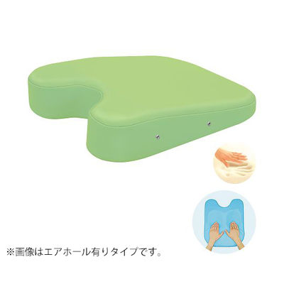 高田ベッド製作所 低反発バスト(エアホール有り) 幅42×奥行50×高さ3/11cm スカイブルー TB-77C-158 1個（直送品）