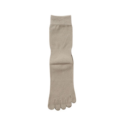 神戸生絲 紳士シルク5本指ソックス グレー 5190 1足 63-3417-53（直送品）