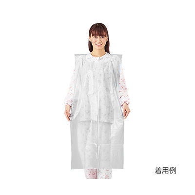 アズワン プロシェア食事用PEエプロン 白 50枚入 7-6266-01 1箱(50枚)（直送品）