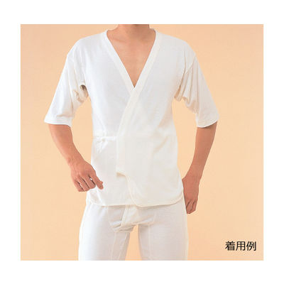 神戸生絲 紳士・婦人共用 和式じゅばん S No.104 1枚 63-1285-16（直送品）