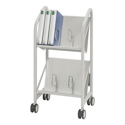 ナカキン ファイルサポートワゴン 2段タイプ FSW-4607WG 1個 63-1826-63（直送品）