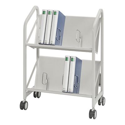 ナカキン ファイルサポートワゴン 2段タイプ FSW-6607WG 1個 63-1826-64（直送品）
