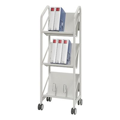 ナカキン ファイルサポートワゴン 3段タイプ FSW-4637WG 1個 63-1826-66（直送品）