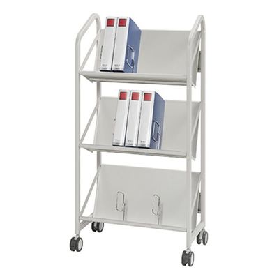 ナカキン ファイルサポートワゴン 3段タイプ FSW-6637WG 1個 63-1826-67（直送品）