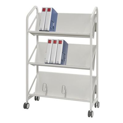 ナカキン ファイルサポートワゴン 3段タイプ FSW-8637WG 1個 63-1826-68（直送品）