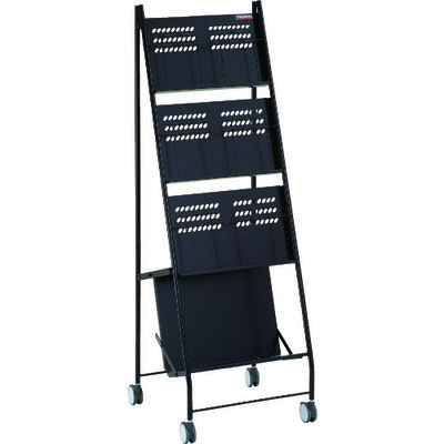 トラスコ中山 TRUSCO ブックラック付パンフレットスタンド2列3段 TBPS-23 1台 160-9400（直送品）