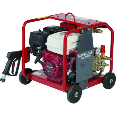 スーパー工業 エンジン式高圧洗浄機 SERー2010ーBS5 フルフレームタイプ(セル付) 1台 126-1621（直送品）