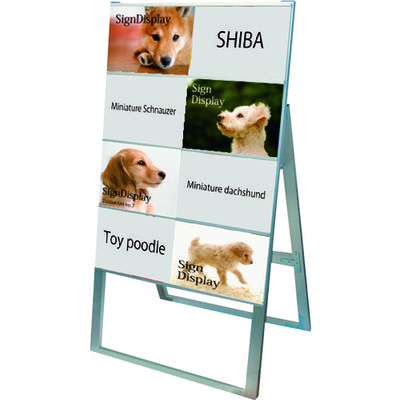 常磐精工 TOKISEI カードケーススタンド看板 A4横8片面ハイ CCSKA4Y8KH 1台 143-5592（直送品）