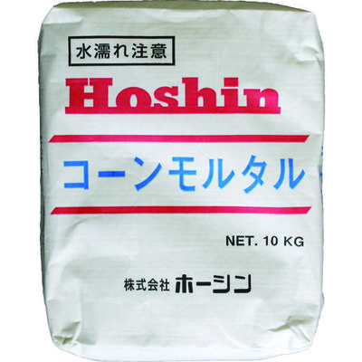 ホーシン Hoshin 建築・内装用補修剤 コーンモルタル Pコン穴埋め専用 10kg グレー CORN10 1袋 125-1796（直送品）