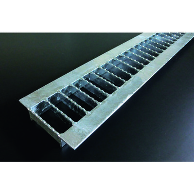 奥岡製作所 奥岡 スチール製 U字溝用 グレーチング 溝幅90用 並目 ノンスリップ OKUN-3 9-19 1枚 137-1959（直送品）