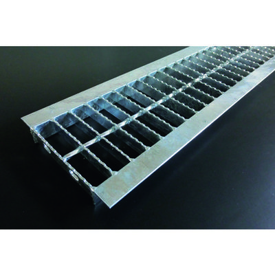 奥岡製作所 奥岡 スチール製 U字溝用 グレーチング 溝幅150用 並目 ノンスリップ OKUN-3 15-19 1枚 137-1962（直送品）