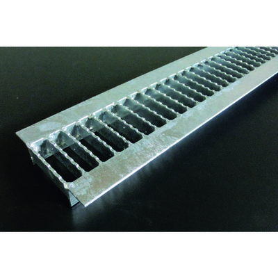 奥岡製作所 奥岡 スチール製 U字溝用 グレーチング 溝幅90用 中間目 ノンスリップ OKUN-M3 9-19 1枚 137-1980（直送品）