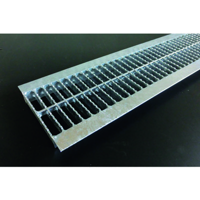 奥岡製作所 奥岡 スチール製 U字溝用 グレーチング 溝幅200用 中間目 ノンスリップ OKUN-M3 20-19 1枚 137-1986（直送品）