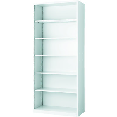 トラスコ中山 TRUSCO ユニット型壁面書庫 D400 オープン H2100 W色 UFOW-21 1台 161-2513（直送品）