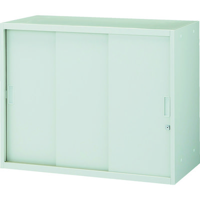 トラスコ中山 TRUSCO ユニット型壁面書庫 D400 スチール引違い3枚戸 H720 W色 UFSSW-7 1台 161-2538（直送品）