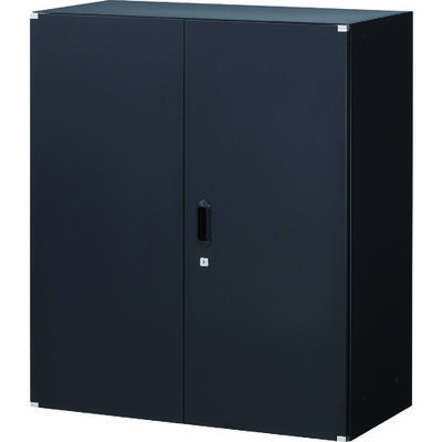 トラスコ中山 TRUSCO ユニット型壁面書庫 両開き H1050 BK色 UHBK-11 1台 161-3052（直送品）